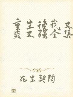 重生后我又飒又爽又强全集