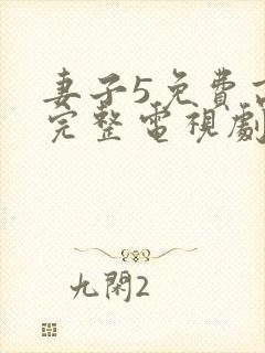 妻子5免费高清完整电视剧