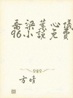 乔梁叶心仪3996小说免费阅读