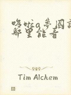 哆啦a梦国语版哪里能看