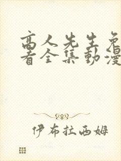 高人先生免费观看全集动漫第一季