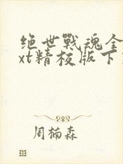 绝世战魂全本txt精校版下载