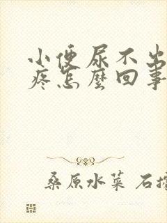 小便尿不出来还疼怎么回事