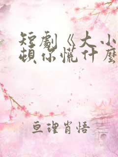 短剧《大小姐整顿你慌什么》免费全集