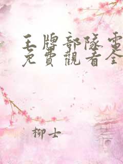 王牌部队电视剧免费观看全集高清