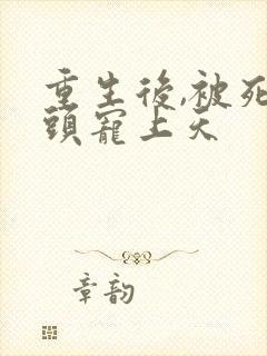 重生后,被死对头宠上天