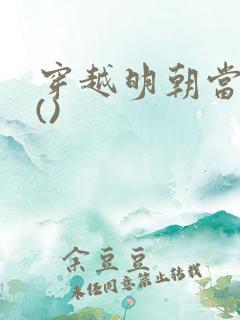 穿越明朝当皇帝()