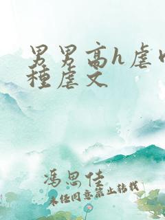 男男高h虐肉各种虐文