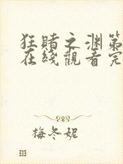 狂赌之渊第二季在线观看完整免费高清