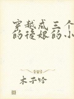 穿越成三个反派的后娘的小说