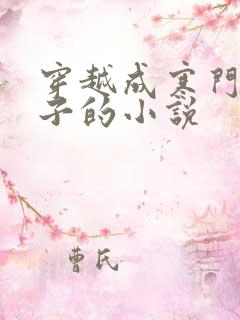 穿越成寒门败家子的小说