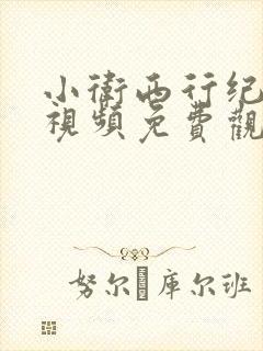 小卫西行纪最新视频免费观看