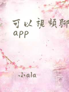 可以视频聊天的 app