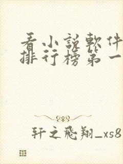 看小说软件免费排行榜第一名