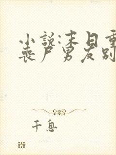 小说:末日重生丧尸男友别追我