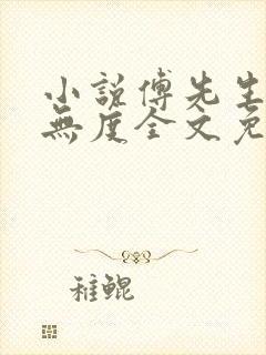 小说傅先生宠妻无度全文免费阅读