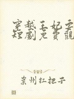 穿越王妃要休夫短剧免费观看全集