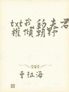 txt我的夫君权倾朝野