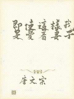 即使这样我也还是爱着妻子