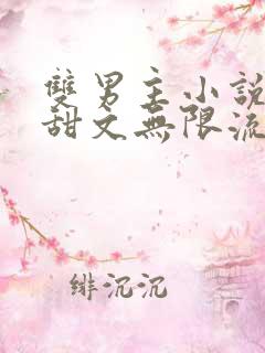 双男主小说推荐甜文无限流