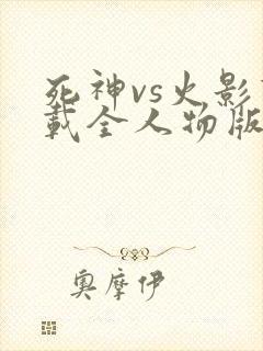 死神vs火影下载全人物版