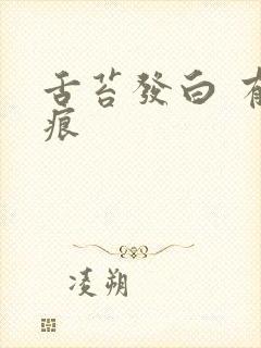 舌苔发白 有齿痕