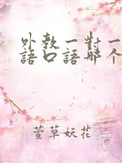 外教一对一学英语口语哪个机构好