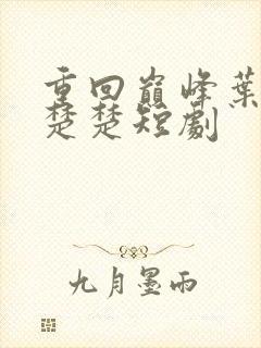 重回巅峰叶枫林楚楚短剧