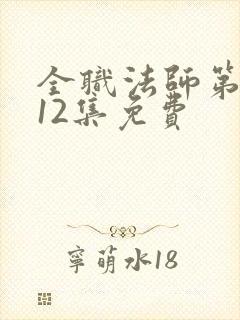 全职法师第4季12集免费