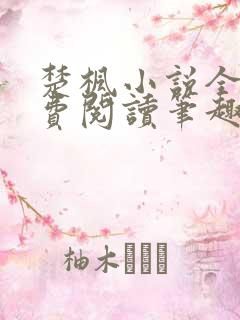 楚枫小说全文免费阅读笔趣阁