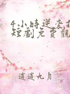 4小时逆袭指南短剧免费观看