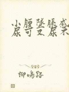 小腹坠胀感觉想尿可又尿不多是什么原因