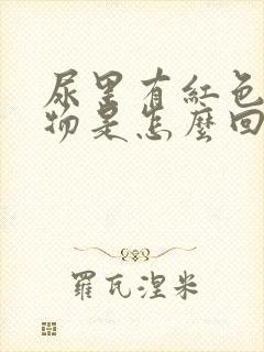 尿里有红色絮状物是怎么回事