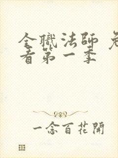 全职法师 免费看第一季