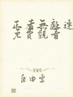 正者无敌连续剧免费观看