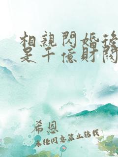 相亲闪婚后老公是千亿财阀短剧