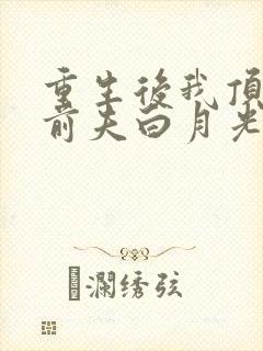 重生后我顶替了前夫白月光最新章