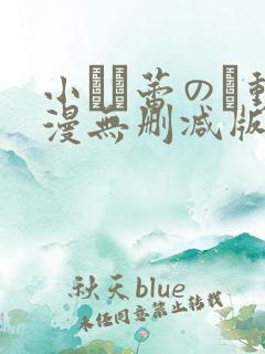 小さな蕾のそ动漫无删减版