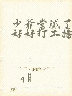 少爷当腻了只想好好打工播放