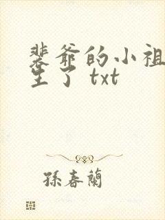 裴爷的小祖宗重生了 txt