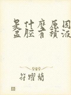 是什么原因引起盆腔有积液