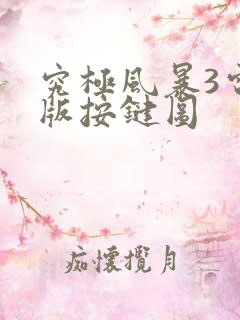 究极风暴3电脑版按键图