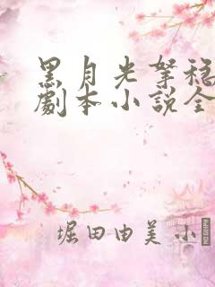 黑月光拿稳be剧本小说全集阅读