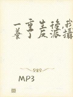 一重生后,我娇养了反派摄政王