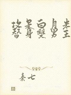 攻是白月光受是替身双男主