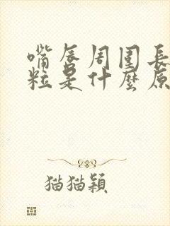 嘴唇周围长小颗粒是什么原因