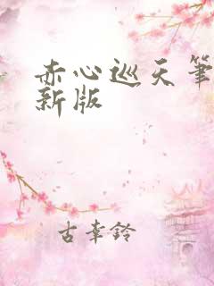 赤心巡天笔趣阁新版