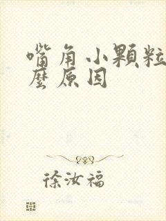 嘴角小颗粒是什么原因