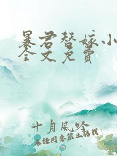 暴君替嫁小毒妃全文免费