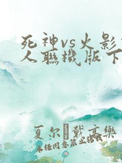 死神vs火影双人联机版下载